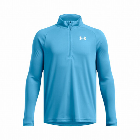 Dziecięca koszulka Under Armour Tech 2.0 1/2 Zip-BLU jasnoniebieski Blue