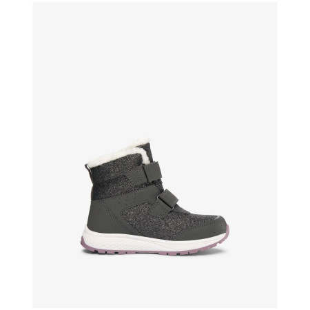 Dziecięce buty zimowe Viking Outdoor Footwear Equip Glitter Warm WP 2V Charcoal/Dusty Pink