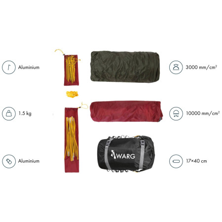 Ultralekki namiot Warg Tenere 2