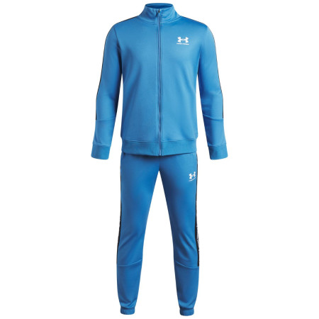 Dresy Under Armour UA B Icon Knit Tracksuit Aegean Blue niebieski Aegean Blue / / White