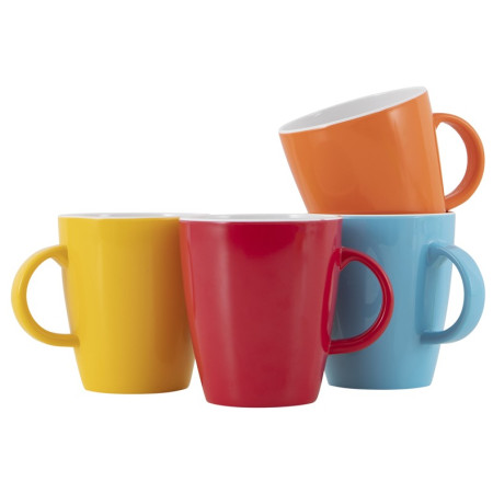 Zestaw kubków Gimex Mug Rainbow 4 pcs