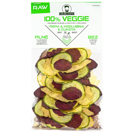 Suszone warzywa Usušil & Syn Řepa & kedlubna & cuketa 25 g czerwony