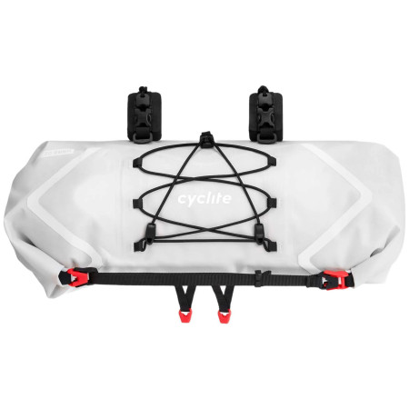 Torba na kierownicę Cyclite Handle Bar Roll Bag / 02 jasnoszary light grey