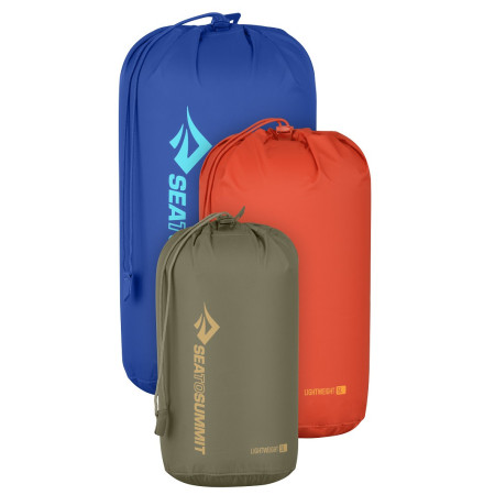 Wodoodporna torba Sea to Summit Lightweight Stuff Sack Set 3, 5, 8L niebieski/zielony