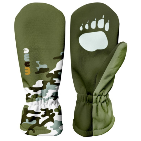 Rękawice softshellowe dziecięce WAMU Khaki khaki KHAKI