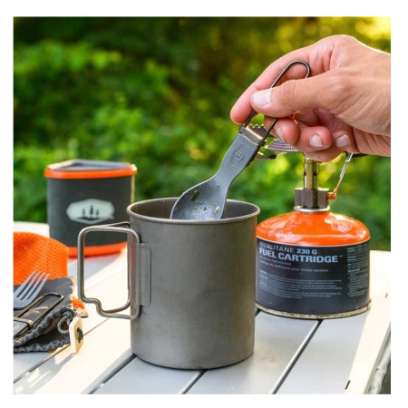 Zestaw sztućców GSI Outdoors Tekk Trio Folding Cutlery Set