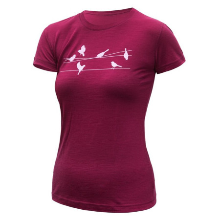 Damska koszulka Sensor Merino Active Songbirds