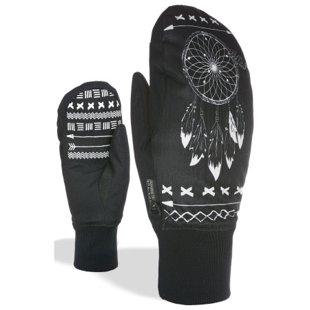 Rękawiczki damskie Level Bliss Coral Mitt czarny/biały Blackwhite