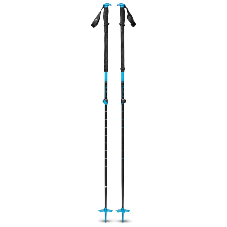 Kije skiturowe Black Diamond Expedition Ski Poles niebieski/czarny Desert Sky