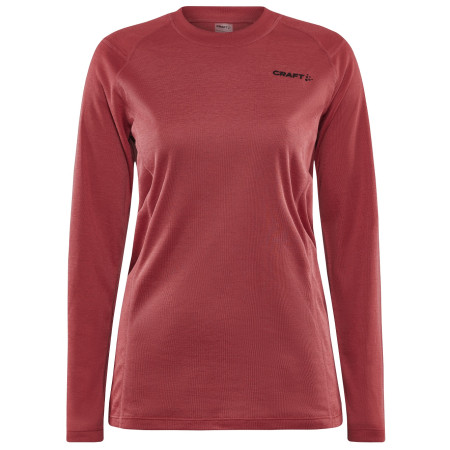 Damska koszulka Craft Core Warm Baselayer Ls czerwony Astro