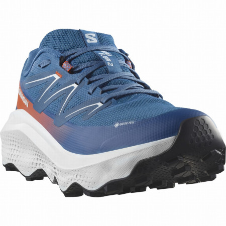 Buty męskie Salomon Ultra Flow 2 Gore-Tex niebieski Dark Blue / Ballad Blue / Cherry Tomato