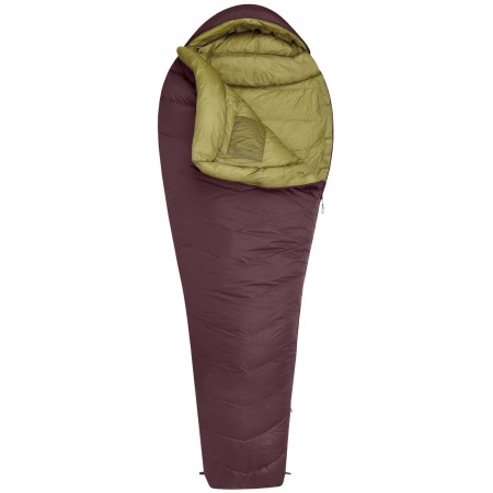 Śpiwór puchowy Warg Sirius 600 L bordowy wine