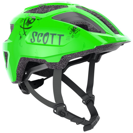 Dziecięcy kask rowerowy Scott Spunto Kid zielony fluo green