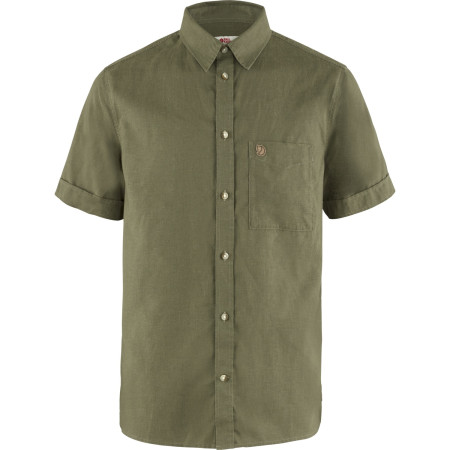 Koszula męska Fjällräven Övik Travel Shirt SS M 2022 zielony green