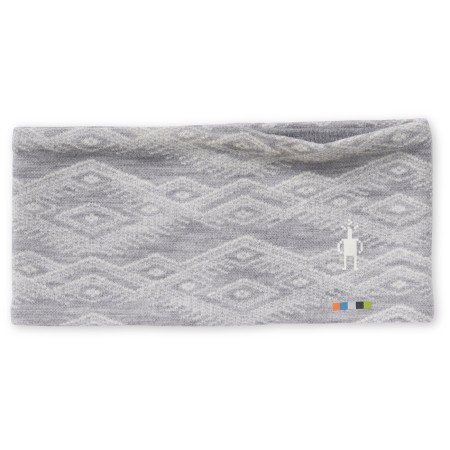Opaska Smartwool Merino 250 Reversible Headband szary LightGrayMountainFairisle
