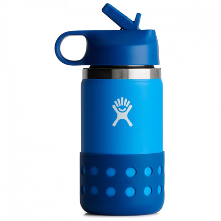 Butelka dla dziecka Hydro Flask Kids Wide Mouth 12 oz Straw Lid/Boot ciemnoniebieski