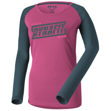 Koszulka damska Dynafit 24/7 W L/S Tee różówy/szary 6A51 - magenta/0720