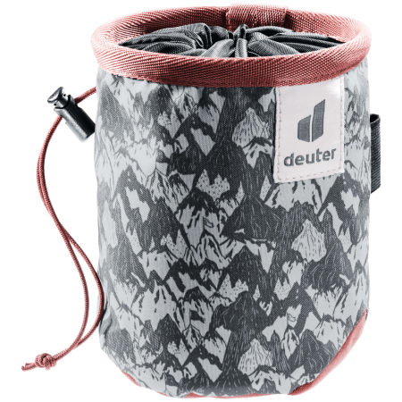 Worek na magnezję Deuter Gravity Chalk Bag I zarys redwood scratches-graphite
