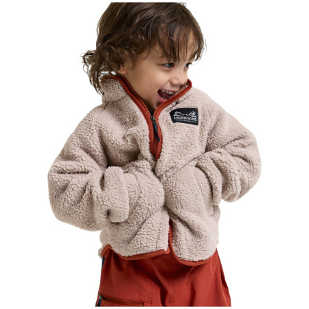 Bluza dziecięca Didriksons Gibbs Kids Fullzip 2 Beach Beige/Rust