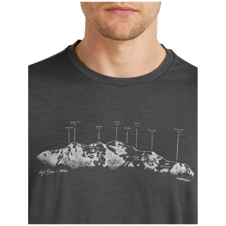 Koszulka męska Icebreaker Men Merino 150 Tech Lite SS Tee The Peaks