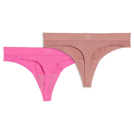 Majtki damskie Puma 3D Knit Sport Strings 2P
