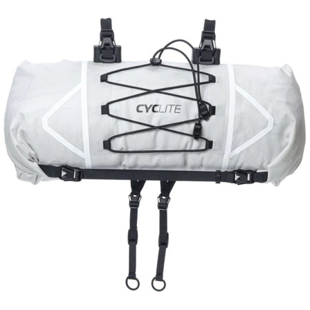 Torba na kierownicę Cyclite Handle Bar Roll Bag biały bílá
