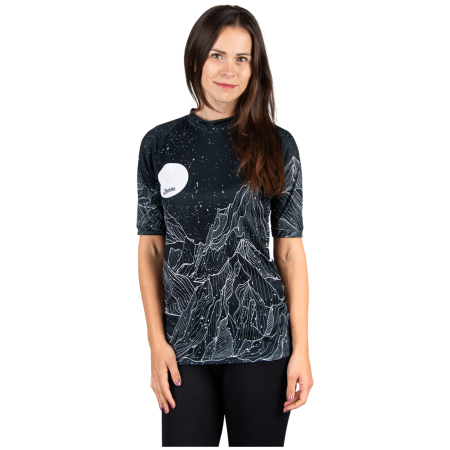 Damska koszulka Drexiss All Diamond Beach Black Coolmax