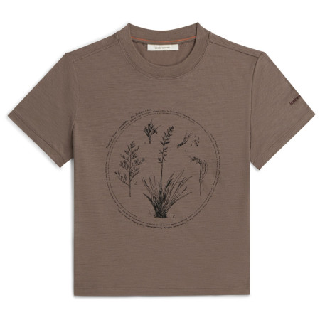 Koszulka damska Icebreaker Merino 150 Tech Lite SS Crop Tee Seed Story