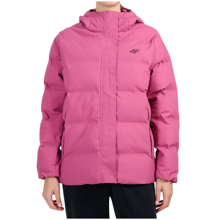 Kurtka zimowa damska 4F Down Jacket F0927 różowy Dark Pink