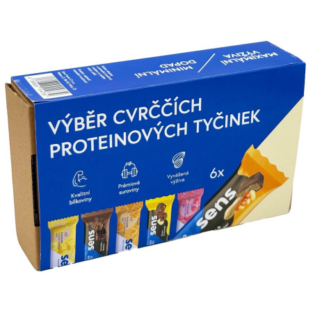 Baton proteinowy Sens Batony proteinowe ze świerszczy w opakowaniu prezentowym