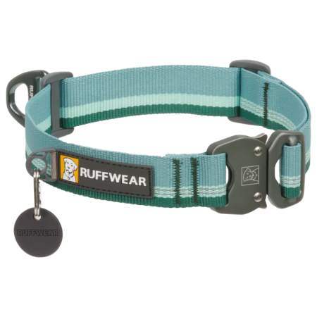 Obroża dla psa Ruffwear Top Rope™ Collar zielony River Rock Green