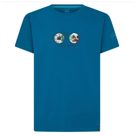 Koszulka męska La Sportiva View T-Shirt M niebieski Space Blue