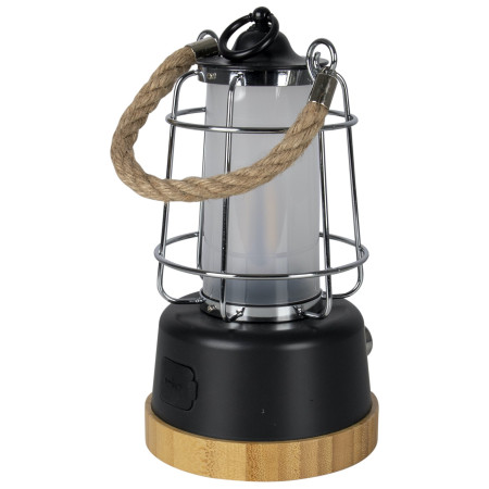 Lampion Bo-Camp Harlington czarny/brązowy