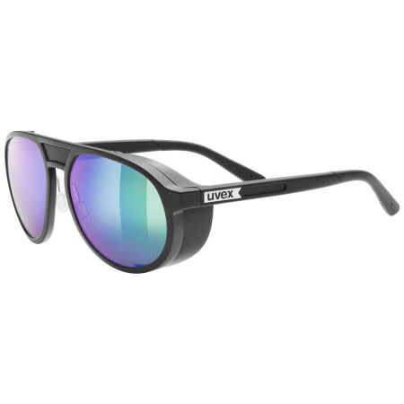 Okulary przeciwsłoneczne Uvex Mtn Classic Pure czarny/zielony Black Matt / Mirror Green
