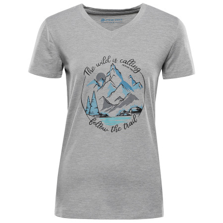 Koszulka damska Alpine Pro Grema 3 ciemnoszary Grey
