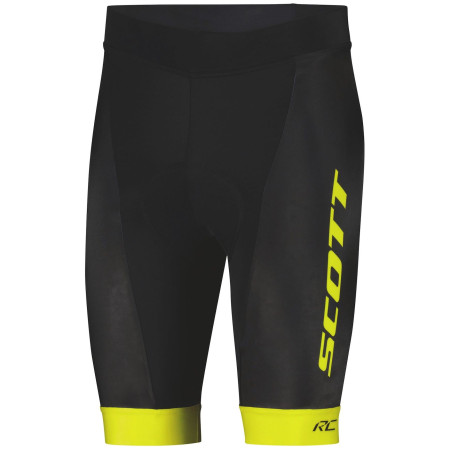 Męskie spodenki rowerowe Scott M's RC Team ++ czarny/żółty black/sulphur yellow