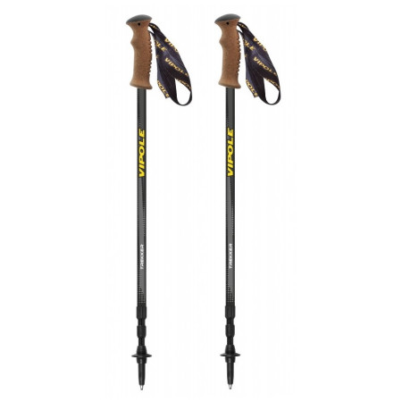 Kije trekkingowe Vipole Trekker Cork Black czarny Black