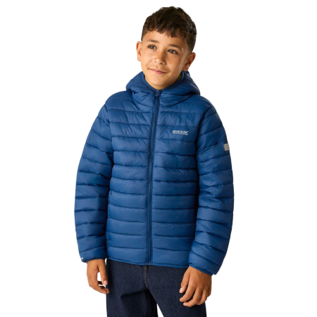 Dziecięca kurtka zimowa Regatta Junior Hooded Marizion Aviator Blue