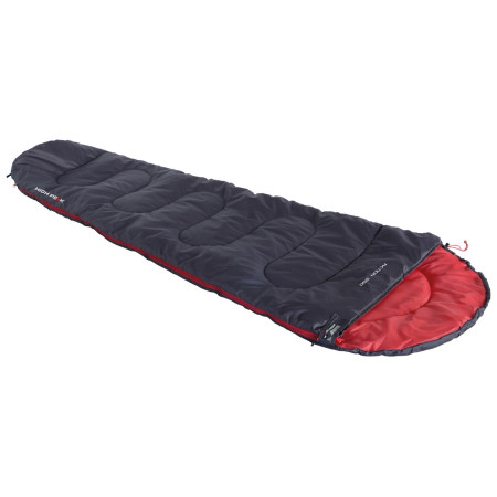 Śpiwór High Peak Action 250 czarny/czerwony Black/Red