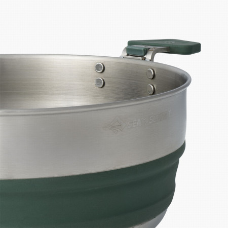 Składany garnek Sea to Summit Detour Stainless Steel Collapsible Pot 3L
