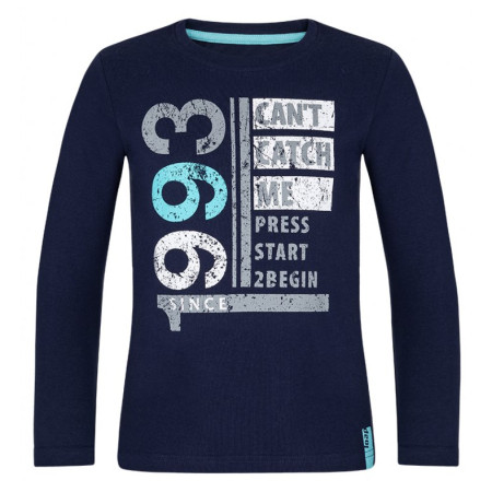 T-shirt dziecięcy Loap Bilt niebieski Blue