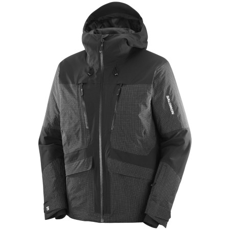 Kurtka męska Salomon Spark Jacket M czarny DEEP BLACK