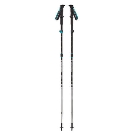 Kije trekkingowe dla kobiet Black Diamond DISTANCE FLZ Z-POLES czarny