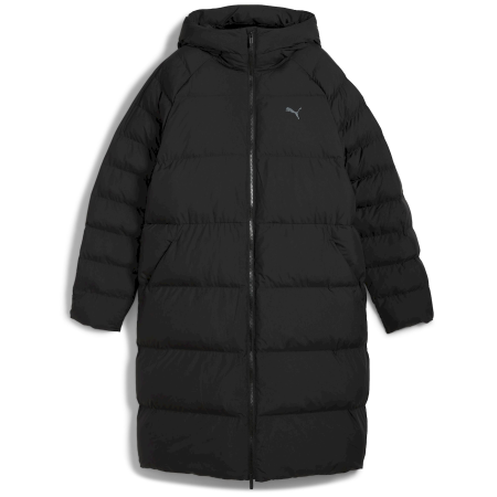 Damski płaszcz zimowy Puma Mono Hooded Parka czarny PUMA Black