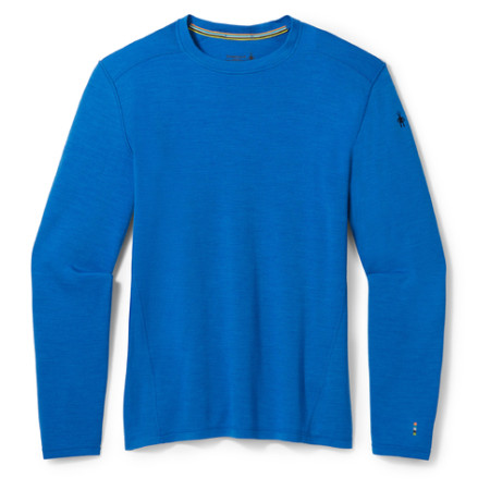 Męska koszulka Smartwool M Classic Thermal Merino Base Layer Crew Boxed 2022 niebieski laguna blue heather