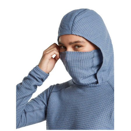Bluza damska Icebreaker Wom Mer 400 RealFleece Grid Pulover Hood