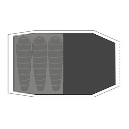 Mata namiotowa Robens Footprint Cima Versa 3