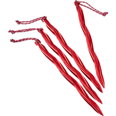 Śledzie do namiotu MSR Cyclone Stake Kit V2 czerwony red