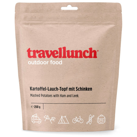 Suszona żywność Travellunch Puree ziemniaczane z szynką i porem 250g