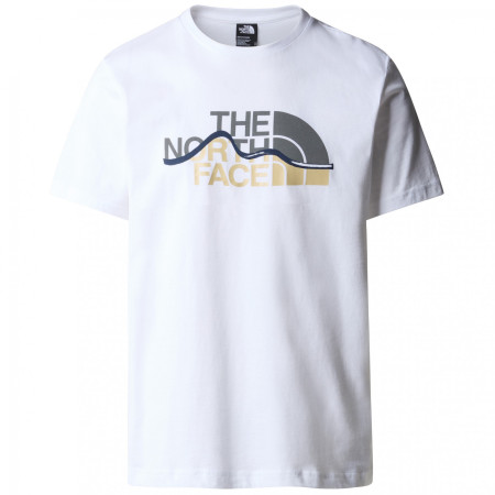 Koszulka męska The North Face M S/S Mountain Line Tee biały